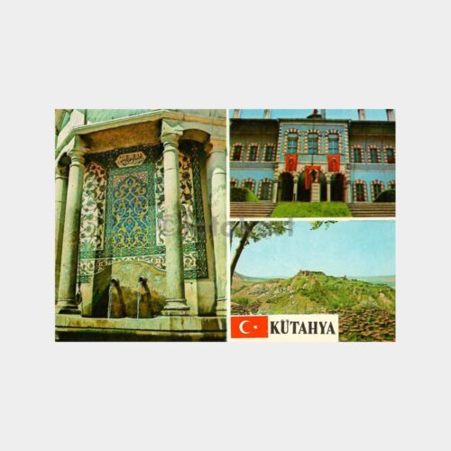Kütahya 3 Görünüş - Çinili Çeşme Kartpostal