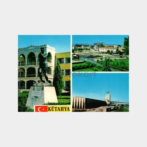 Kütahya Şehirden 3 Değişik Görünüş Kartpostal
