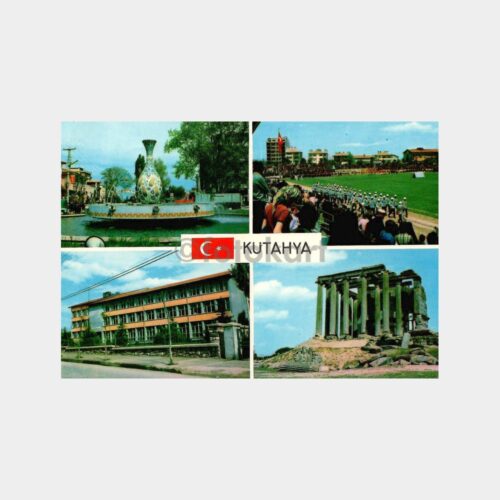 Kütahya Şehirden 4 Değişik Görünüş Kartpostal