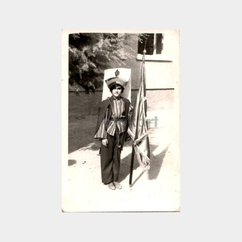 Mehter Giysili Çocuk Görünüş Fotoğraf