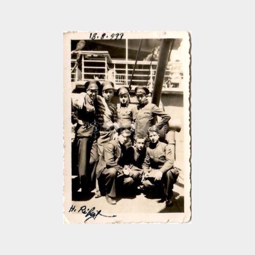1933 Mersin Vapurunda Askeri Öğrenciler Fotoğraf