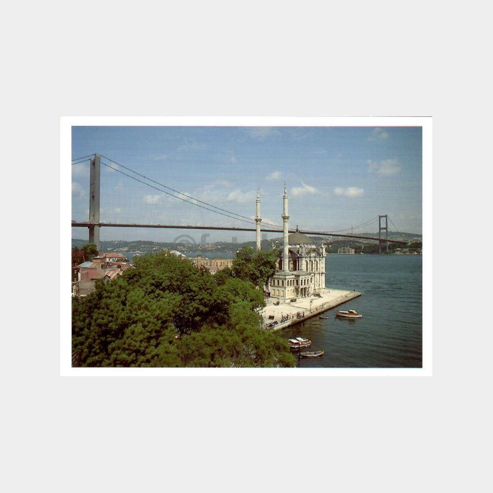 Ortaköy Camii ve Boğaz Köprüsü Kartpostal