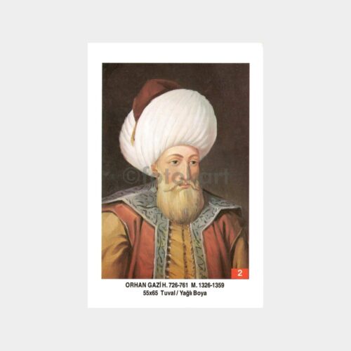 Osmanlı II. Padişahı Orhan Gazi Kartpostal