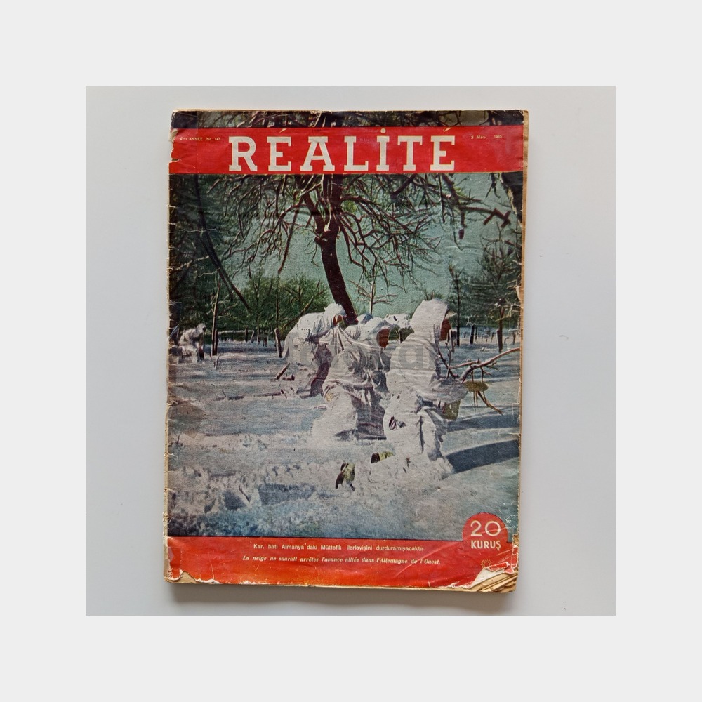 1945 Realite Dergisi - Amasya Konulu (Fransızca-Türkçe)