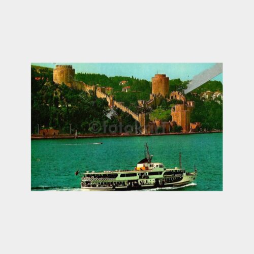 Rumelihisarı ve Vapur Kartpostal