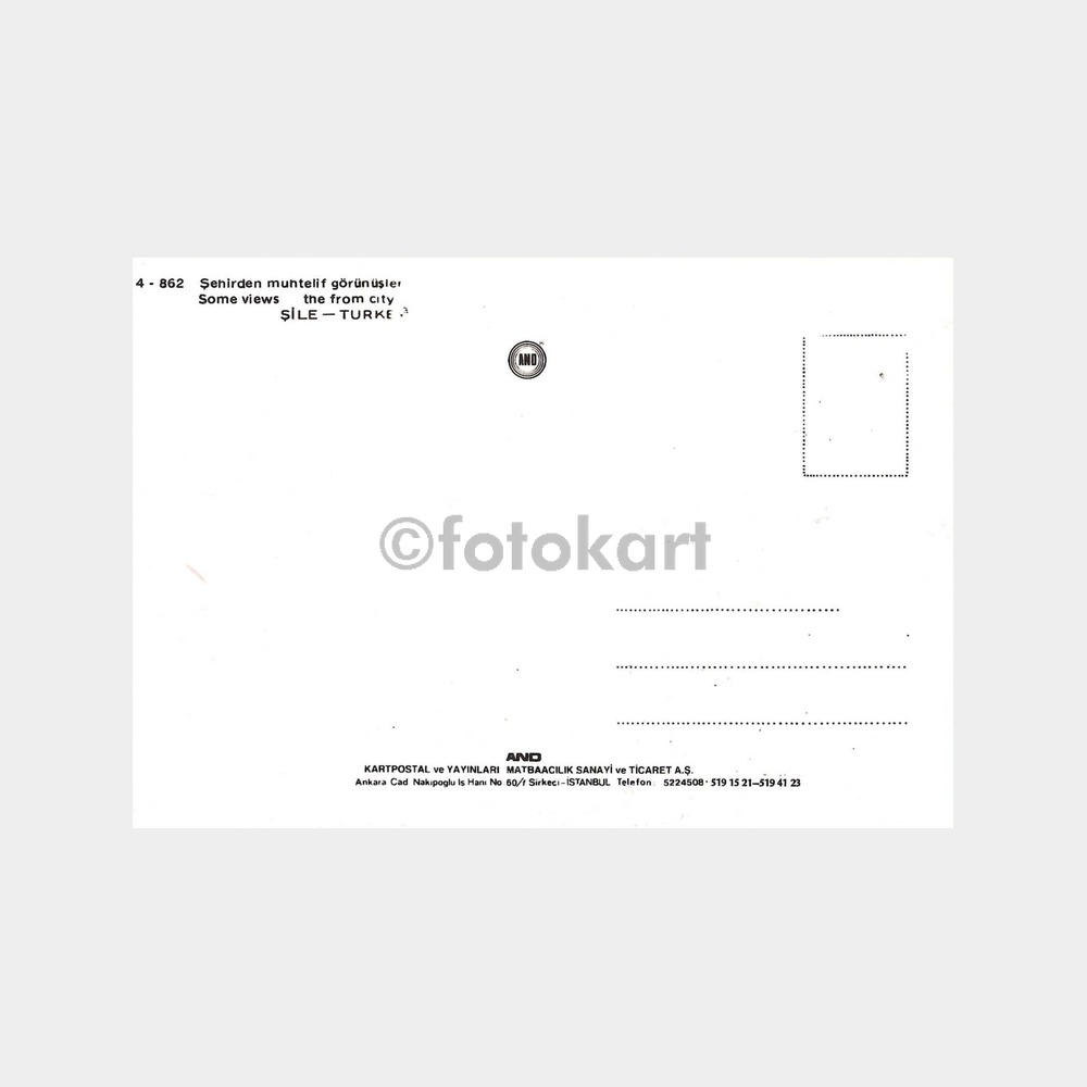 Şile 4 Görünüm Kartpostal - Görsel 2