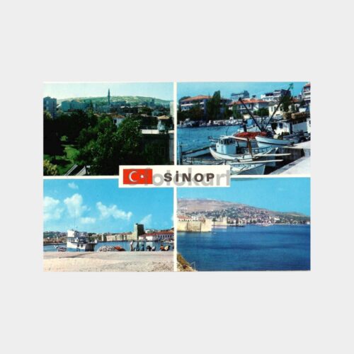 Sinop Şehirden 4 Değişik Görünüş Kartpostal