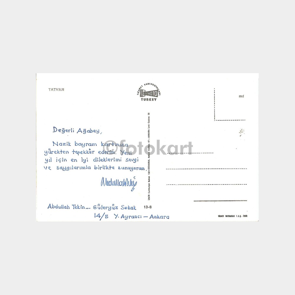 Tatvan İskelesi Vapurlar Görünüş Kartpostal - Görsel 2
