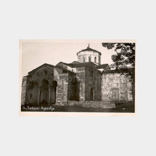1942 Trabzon Ayasofya Görünüş Fotokart