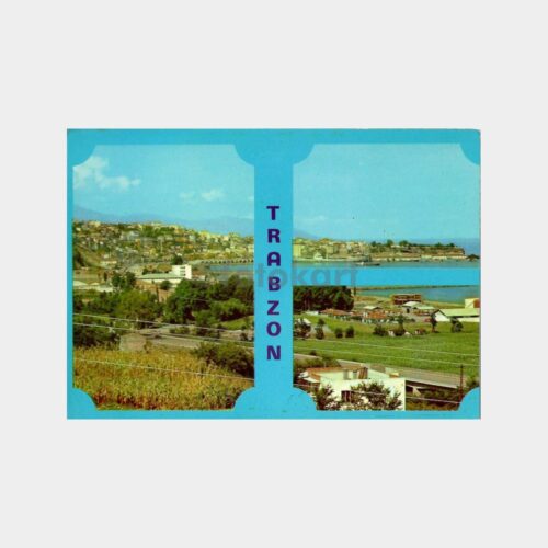 1977 Trabzon Liman Görünüş Kartpostal