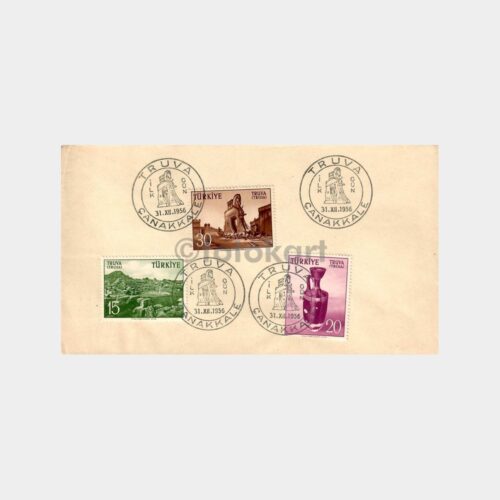 1956 Truva Çanakkale Serisi FDC
