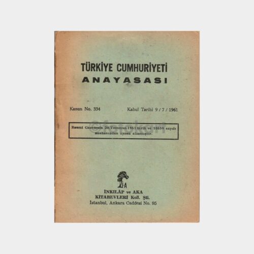 1961 Türkiye Cumhuriyeti Anayasası