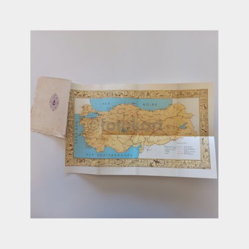 1940 Türkiye Haritası Baskısı