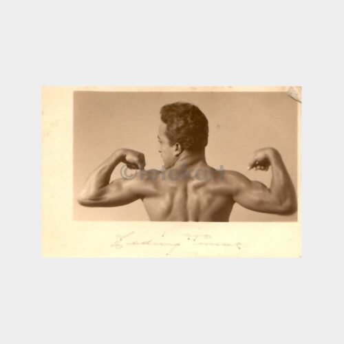 1942 Vücut Geliştirme Sporcu Fotoğraf