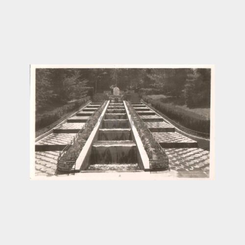 1954 Yalova Termal Taraça Havuz Fotokart