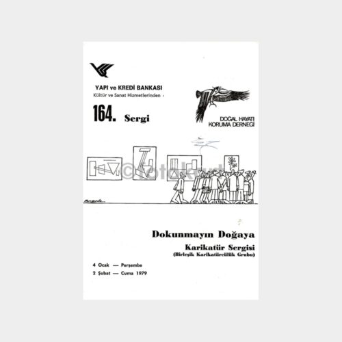 Yapı Kredi Bankası - Doğa Karikatür Sergi Broşürü