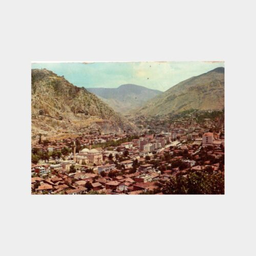 1969 Amasya Genel Görünüş Kartpostal