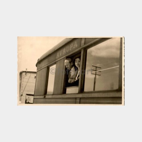 Avrupa Tren Postası Vagondan Görünüş Fotoğraf