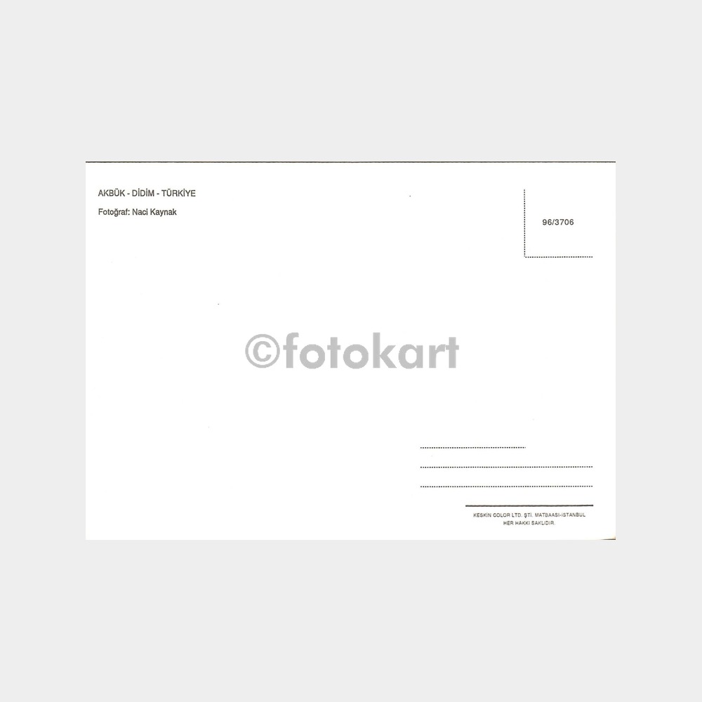 Aydın-Didim-Akbük 3 Görünüm Kartpostal - Görsel 2