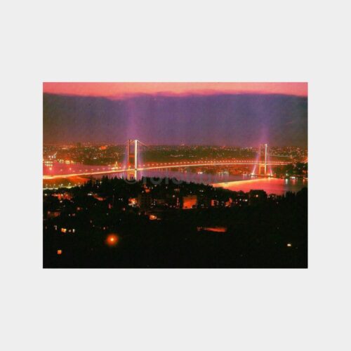 Boğaziçi Köprüsü Gece Görünüşü Kartpostal