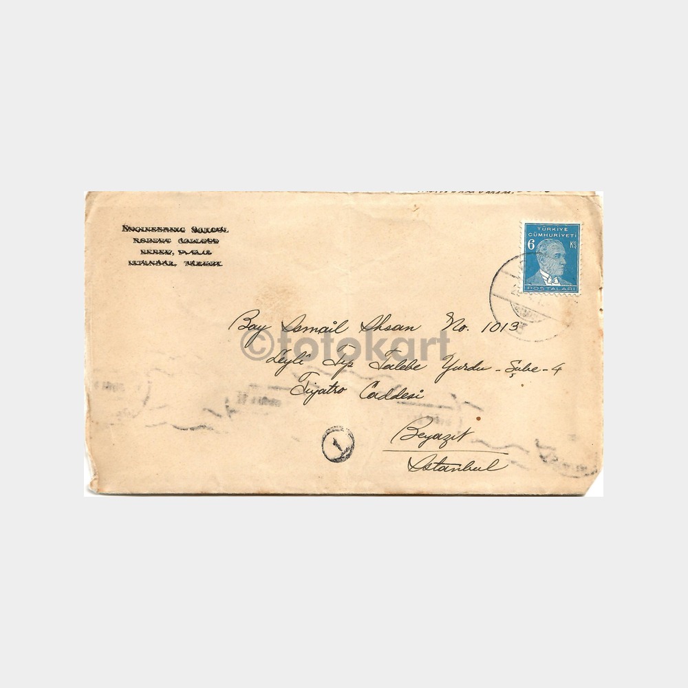 1940 Bursa - Dr. Başman İmzalı Mektup
