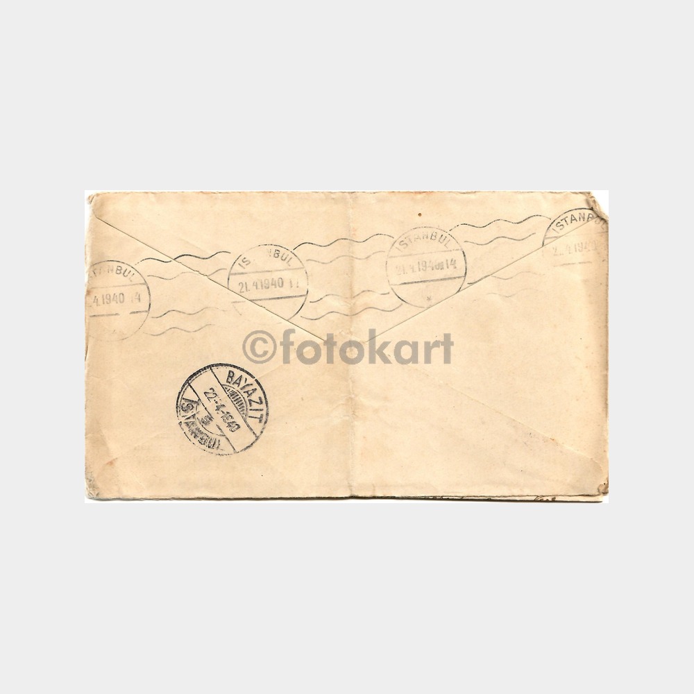 1940 Bursa - Dr. Başman İmzalı Mektup - Görsel 2