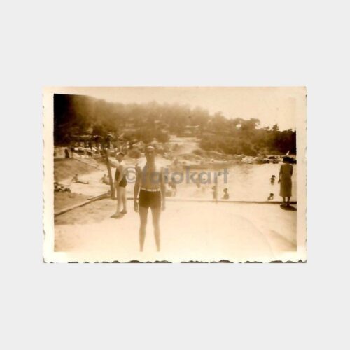 Büyükada Plaj Konulu 2 Adet Fotoğraf