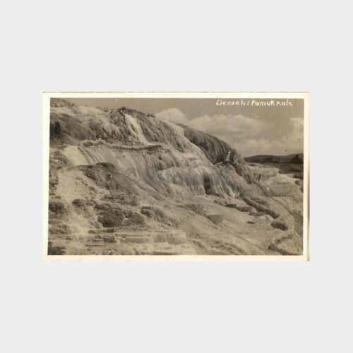 1949 Denizli Pamukkale Görünüş Fotokart