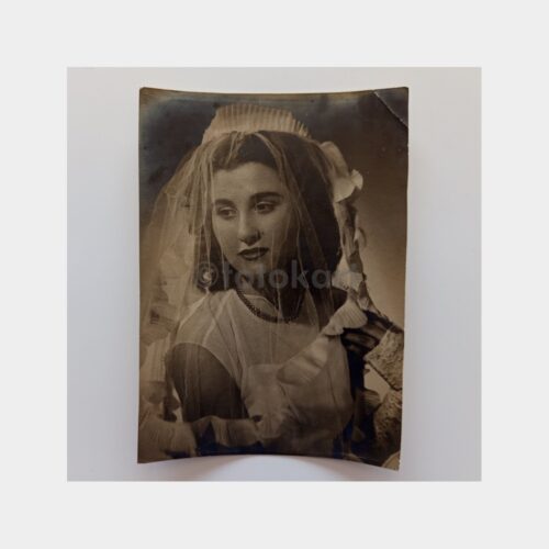 1930 Duvaklı Gelin Konulu Fotoğraf