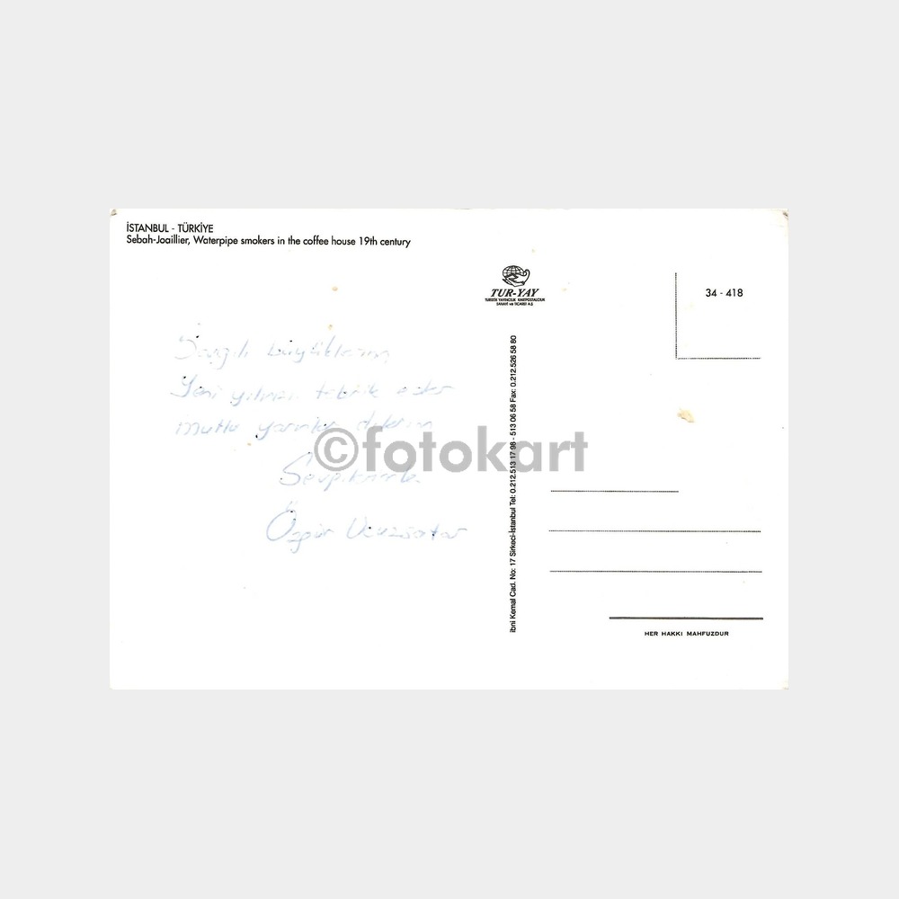 Eski İstanbul Yaşamı Rep. Kartpostal - Görsel 2