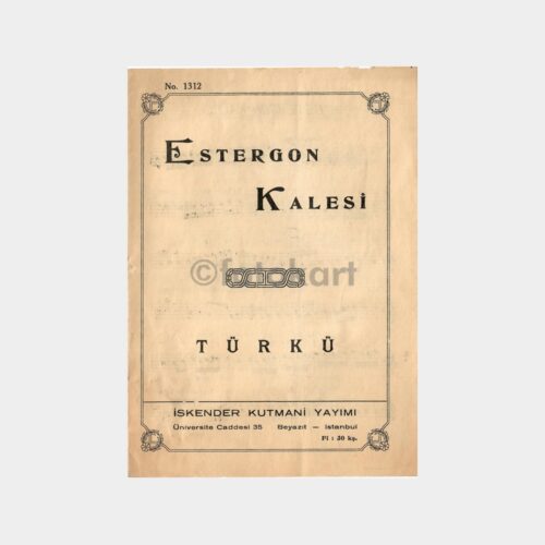 Estergon Kalesi - Türkü Nota