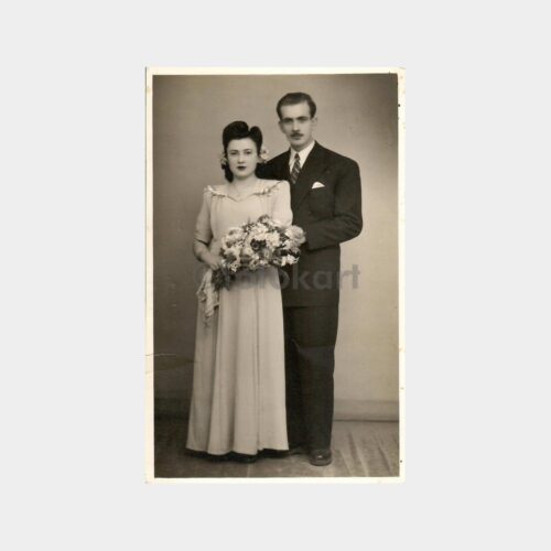 1935 Evli Çift Stüdyo Fotoğraf