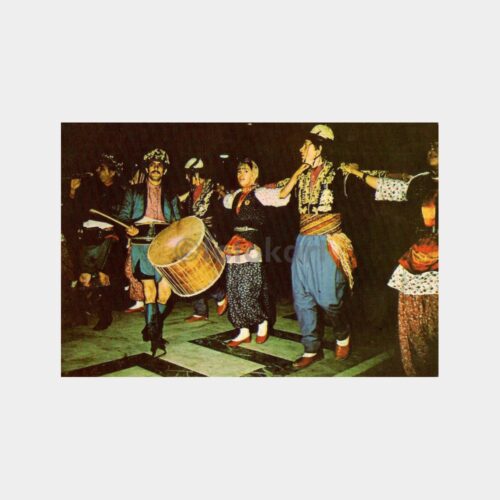 Folklor Ekibi Görünüş Kartpostal