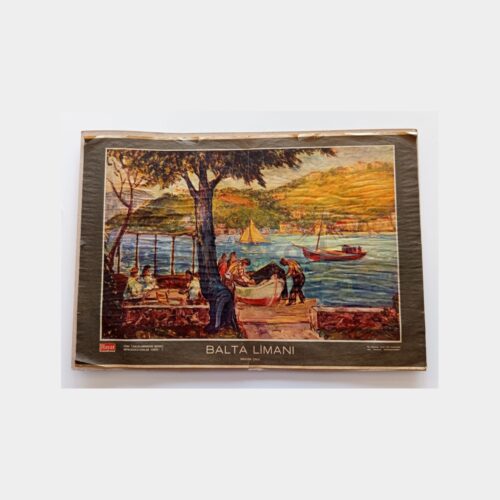 Hayat Dergisi - Orta Sayfası Poster, No. 107 Ressam İbrahim Çallı, Baltalimanı Tablosu