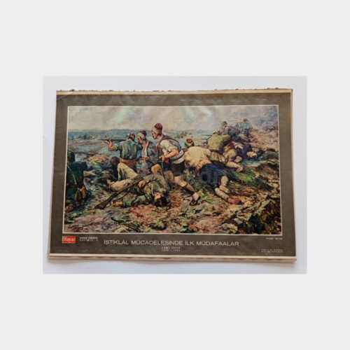 Hayat Dergisi - Orta Sayfası Poster, No. 109 Ressam Sami Yetik, İstiklal Harbinde İlk Müdafaalar
