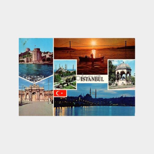 İstanbul 6 Görünüş Kartpostal