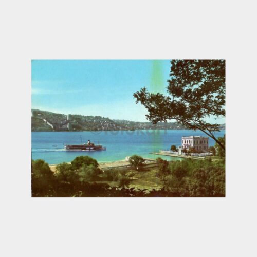 İstanbul Boğaziçi Küçüksu Şehir Hatları Vapuru Kartpostal