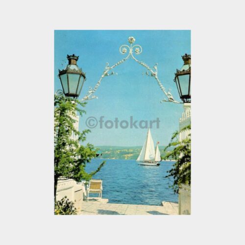 İstanbul - Boğazında Yelkenli Kartpostal