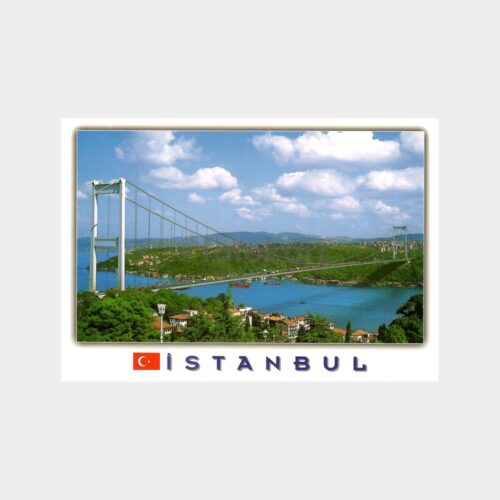 İstanbul Fatih Sultan Mehmet Köprüsü Kartpostal