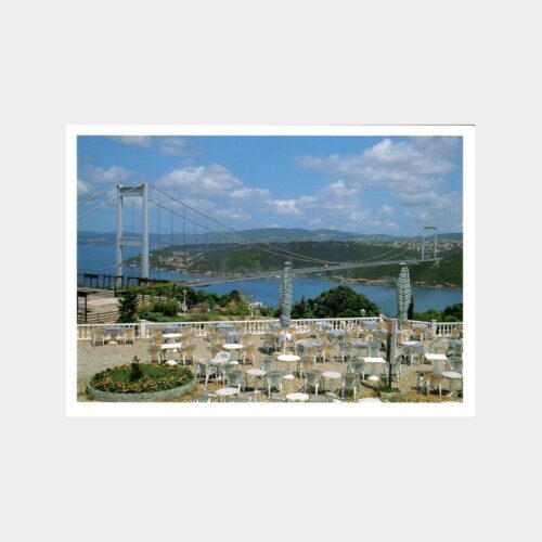 İstanbul Fatih Sultan Mehmet Köprüsü Kartpostal