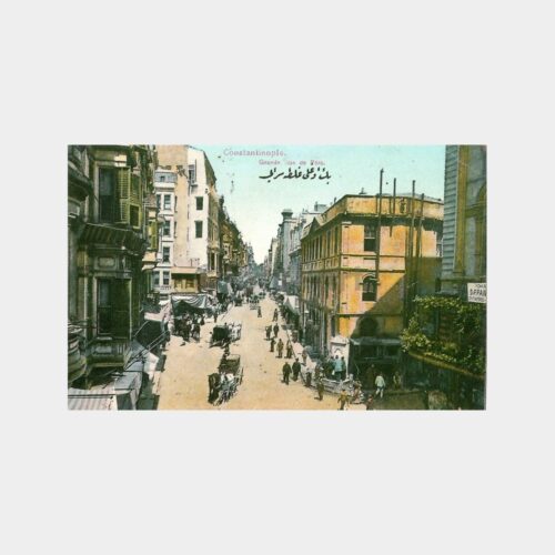 İstanbul Pera Beyoğlu Reprodüksiyon Kartpostal