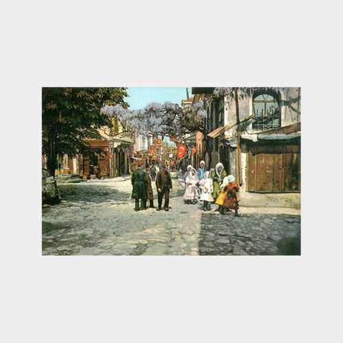 İstanbul Üsküdar Çarşı Reprodüksiyon Kartpostal