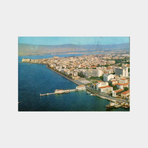1976 İzmir Alsancak Posta Damgalı Kartpostal