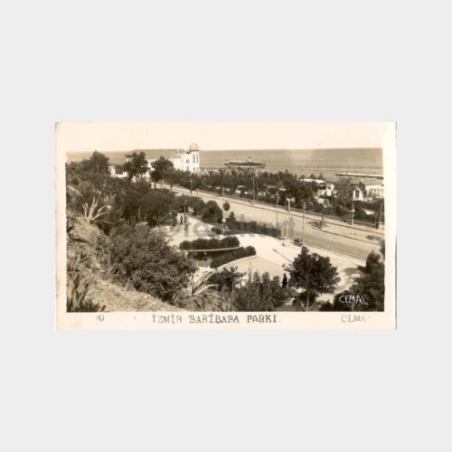 1930 İzmir Bahribaba Parkı Kartpostal