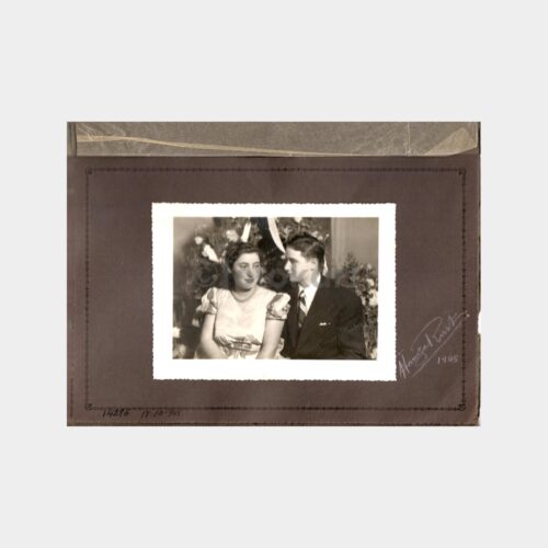 1948 İzmir Foto Hamza Rüstem Özel Paspartu Fotoğraf