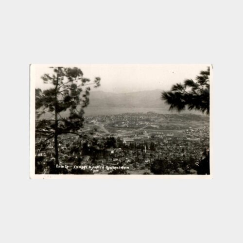 1930 İzmir Fuarı Kadifekale'den Görünüş Fotokart