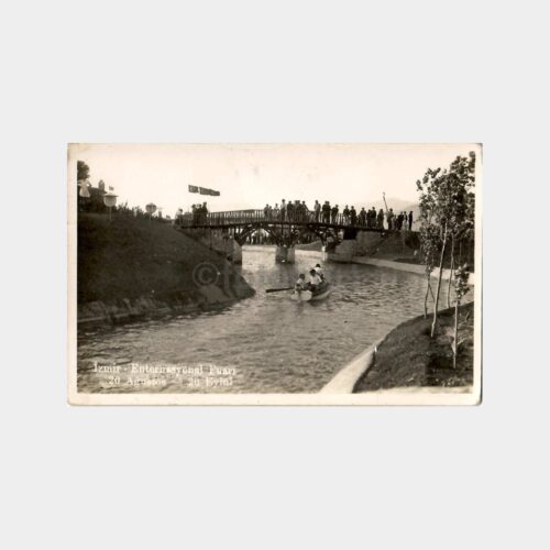 1930 İzmir Fuarı Sandal Gezisi Görünüş Fotokart