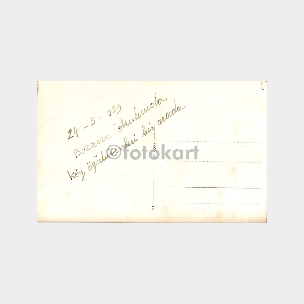 1939 Karadeniz Ereğli Bozhane Okulu Fotoğraf - Görsel 2