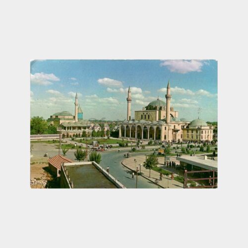 Konya Mevlana Türbesi ve Sultan Selim Camii Kartpostal