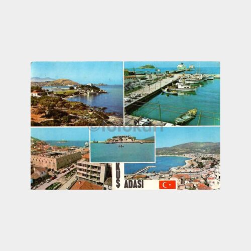 Kuşadası 5 Değişik Görünüm Kartpostal